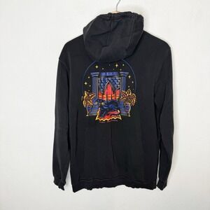 Adidas Skateboarding Atropia Hoodie‎ Black Panther Sweatshirt Men's Large